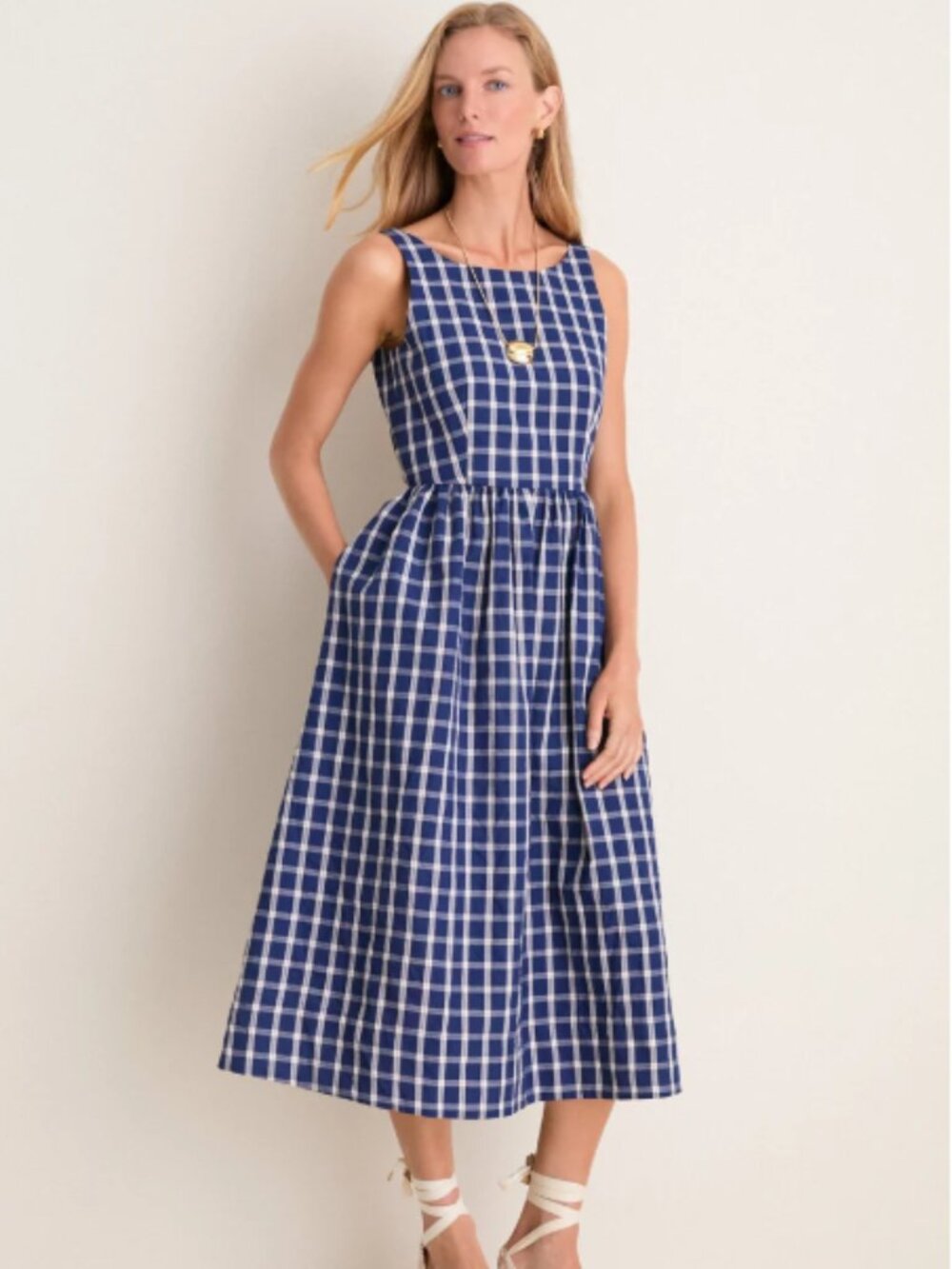 Tuckernuck Picnic Plaid Poppy Dress (Size S) - Like New